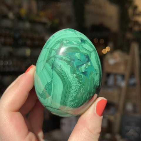 Malachite Egg "Joan"