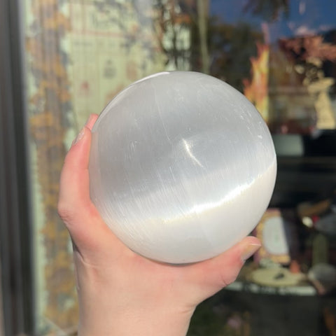 Large Selenite Sphere