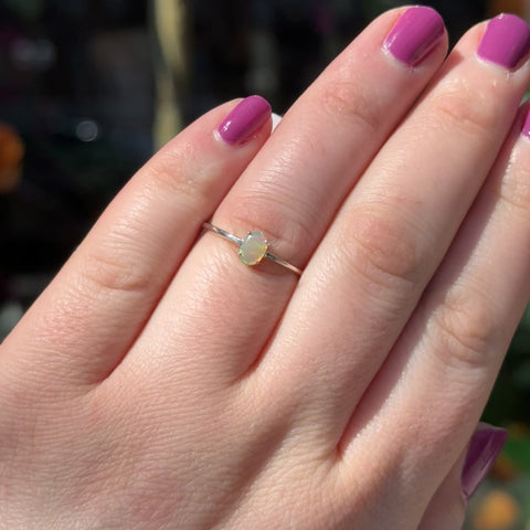 Opal Ring "Nellie" - Size 8
