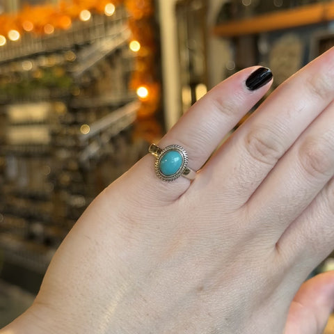 Turquoise Ring "Marilla" - Size 6