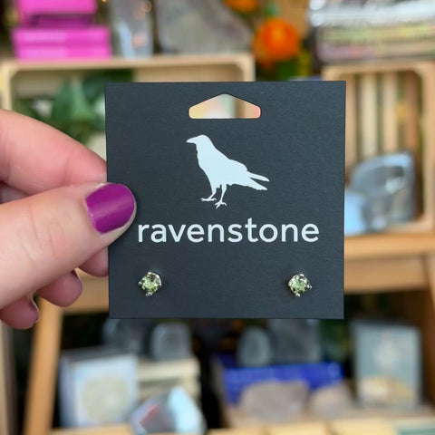 The Moldavite Earrings