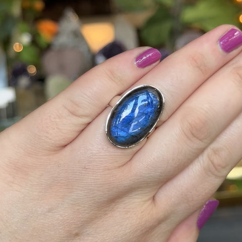Labradorite Ring "Bridget" - Size 9