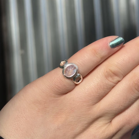 Vintage Moonstone Ring "Alyssa" - Size 5.5