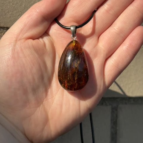 Amber Necklace "Dominique"