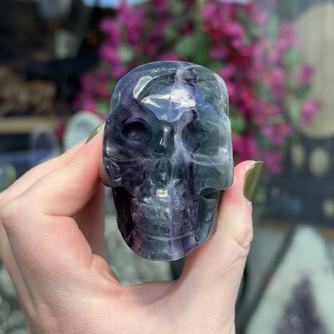 Fluorite Skull "Guadalupe"