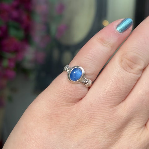 Vintage Moonstone Ring "Kyleigh" - Size 5.5