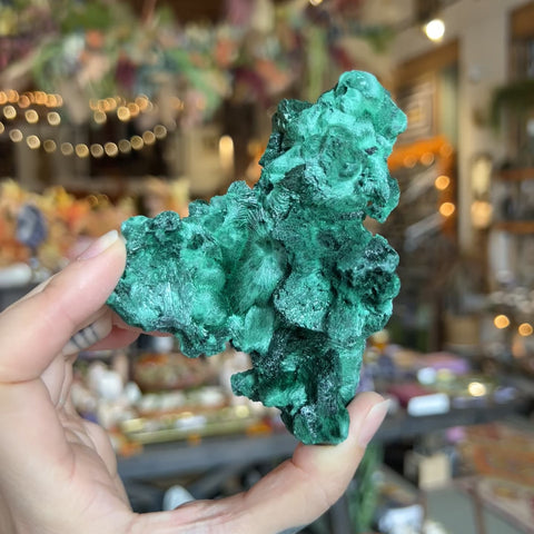 Fibrous Malachite "Maggie"