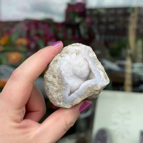 Blue Lace Agate "Michaela"