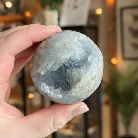 Celestite Sphere "Ella"