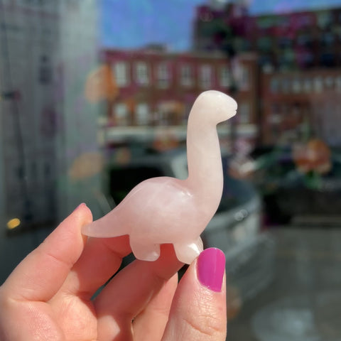 Rose Quartz Dinosaur "Pamela"