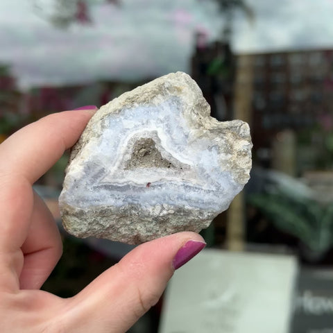 Blue Lace Agate "Maddie"