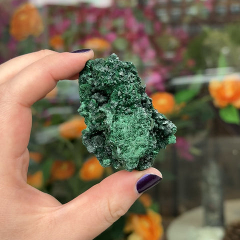 Fibrous Malachite "Patrick"