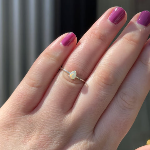 Opal Ring "Bonnie" - Size 8
