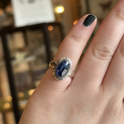 Blue Kyanite Ring "Jillian" - Size 6.5
