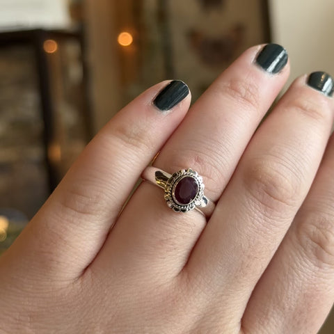 Ruby Ring "Cleo" - Size 8