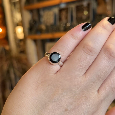 Garnet Ring "Chanel" - Size 5.5