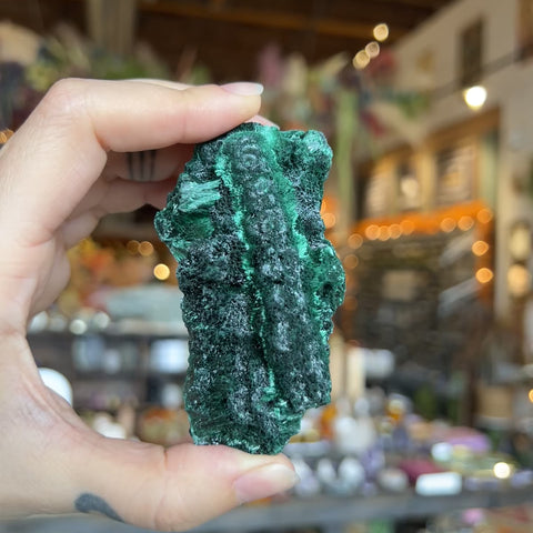 Fibrous Malachite "Alison"