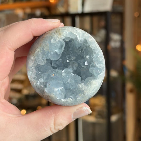 Celestite Sphere "Pauly"