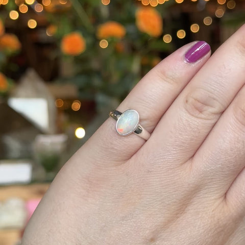 Ethiopian Opal Ring "Cooper" - Size 7