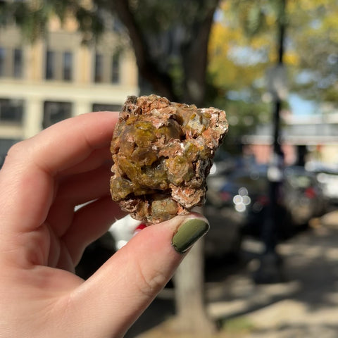 Green Garnet "Liana"