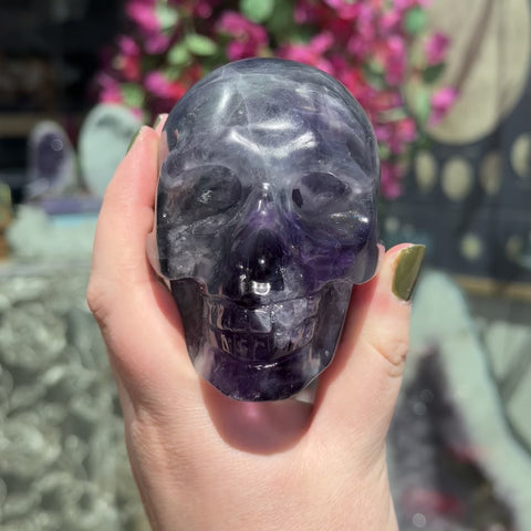 Fluorite Skull "Jocelyn"