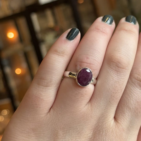 Ruby Ring "Henry" - Size 9
