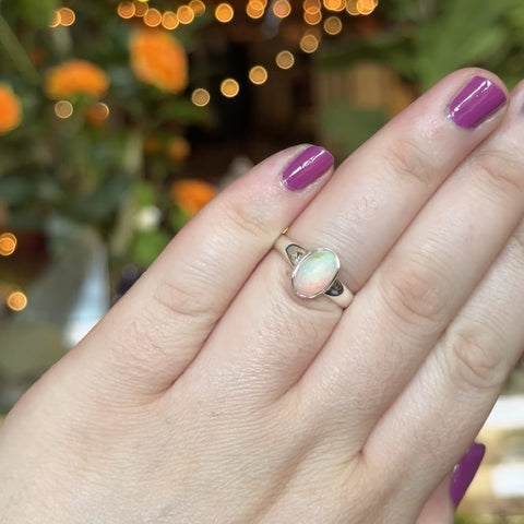 Ethiopian Opal Ring "Drake" - Size 8