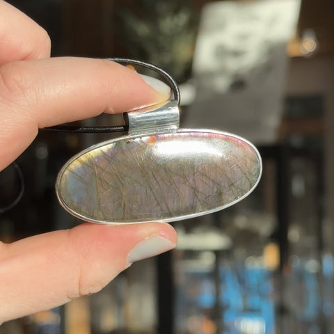 Sunset Labradorite Necklace "Monica"