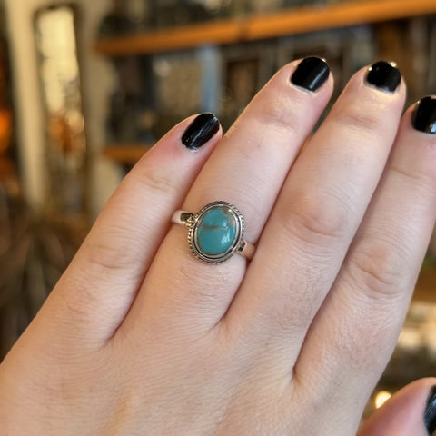 Turquoise Ring "Gene" - Size 8