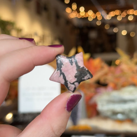Little Rhodonite Star