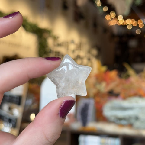 Little Clear Quartz Star