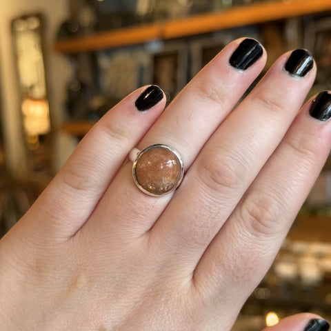 Sunstone Ring "Mariah" - Size 8