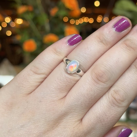 Ethiopian Opal Ring "Sydney" - Size 8