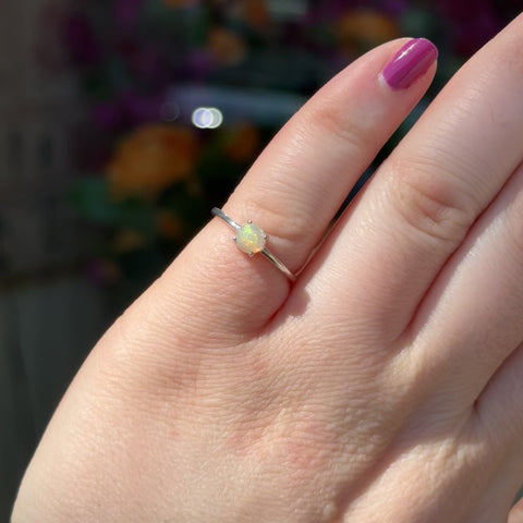 Opal Ring "Hollis" - Size 6