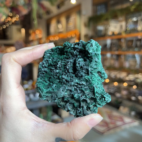 Fibrous Malachite "Forest"