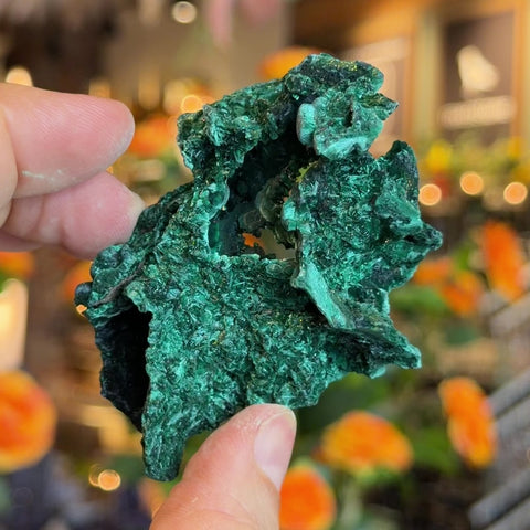 Fibrous Malachite "Vincent"