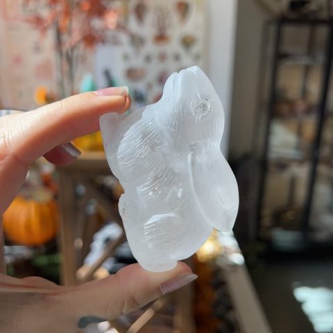 Clear Quartz Bunny "Peter"
