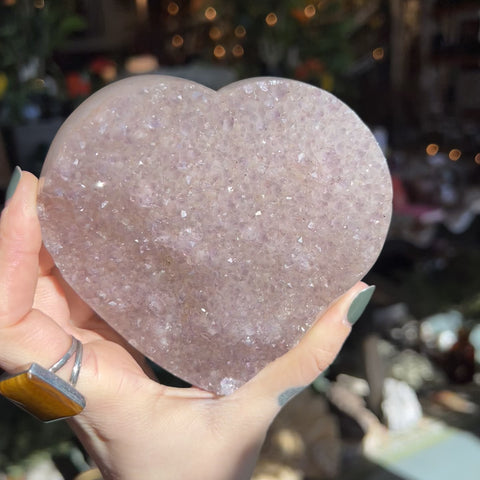Amethyst Heart "Robert"