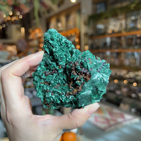Fibrous Malachite "Vera"