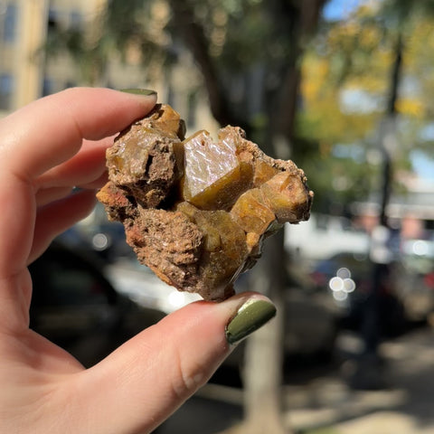 Green Garnet "Yvette"