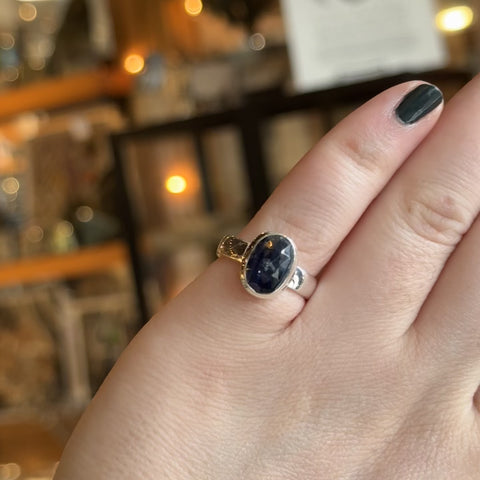 Blue Kyanite Ring "Jamie" - Size 7