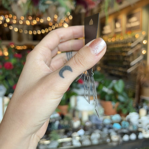 The Silver Mountain View Earrings