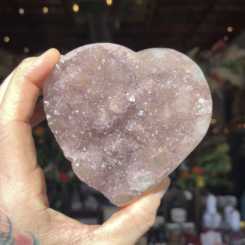 Amethyst Heart "Barney"
