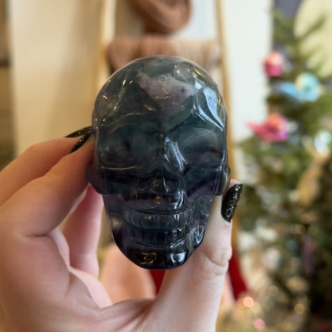 Fluorite Skull "Francis"