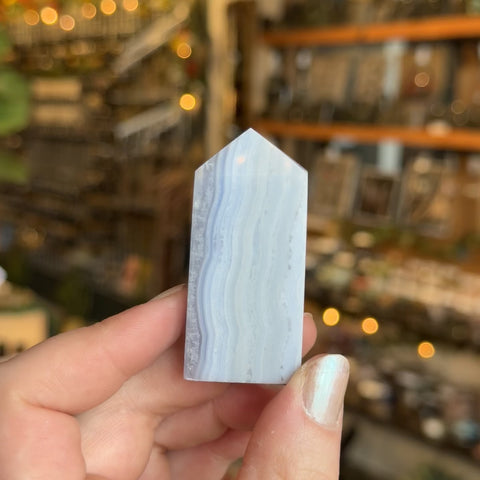 Blue Lace Agate "Gretel"