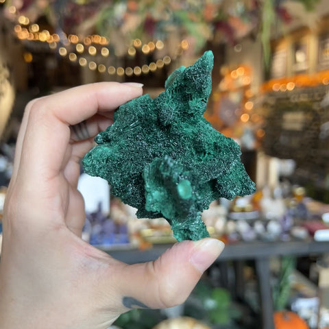 Fibrous Malachite "Margot"