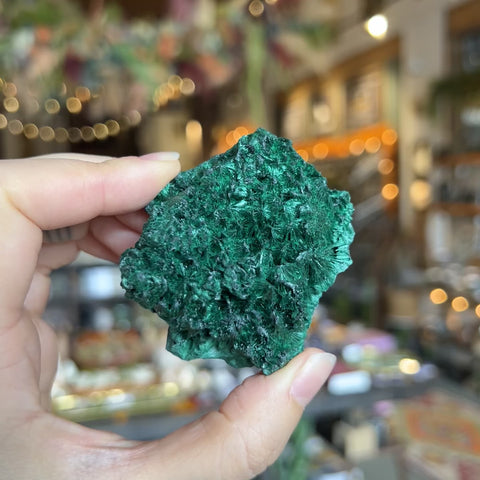 Fibrous Malachite "Max"