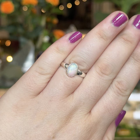 Ethiopian Opal Ring "Sadie" - Size 9.5