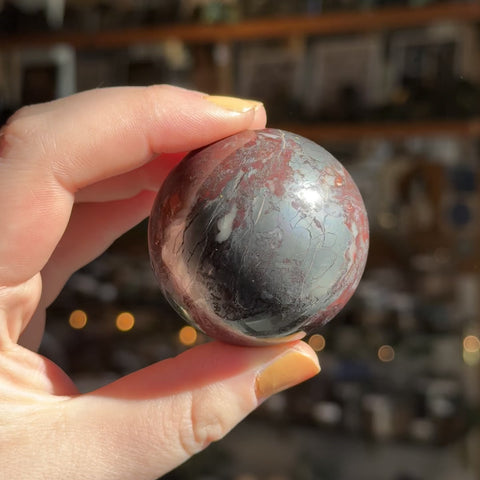 Red Jasper | Hematite "Lenny"