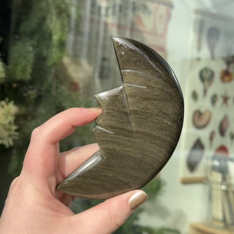 Obsidian Moon Face "Jericho"